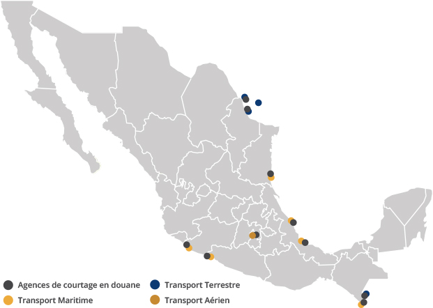 SERVICES DE DOUANE Agences de courtage en douane México 