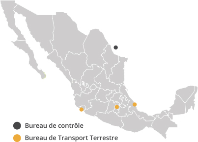 México Bureau de contrôle, Bureau de Transport Terrestre